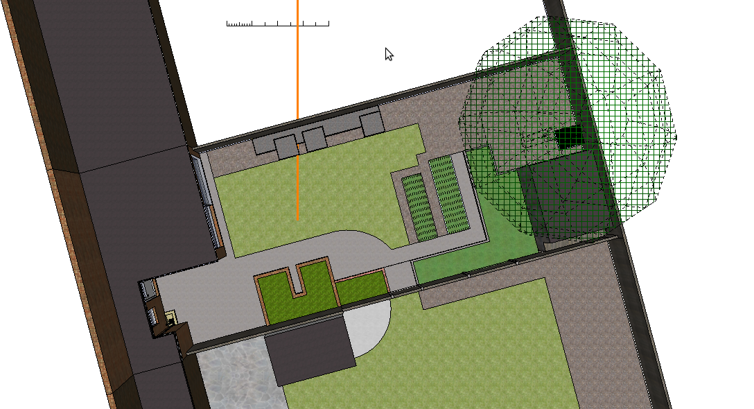 Shed location on basemap